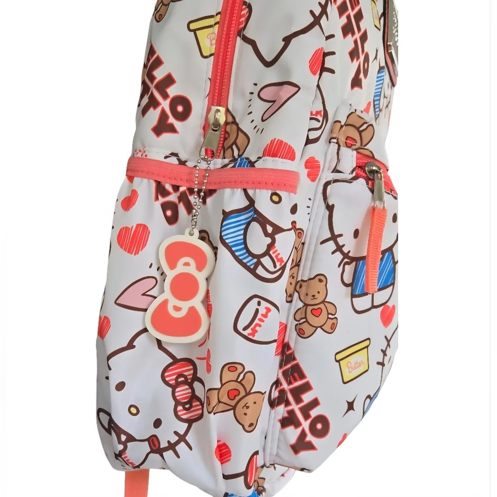 Sanrio Hello Kitty Bears Hearts Butter Milk Orange Backpack Back To School